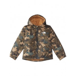 Reversible Mt Chimbo Full Zip Hooded Jacket (Toddler) Utility Brown Camo Texture Small Print