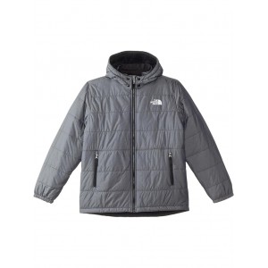 Reversible Mt Chimbo Full Zip Hooded Jacket (Little Kids/Big Kids) TNF Medium Grey Heather
