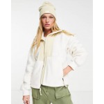 The North Face Denali 1994 retro relaxed fit zip up fleece jacket in cream