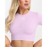 The North Face Training Seamless short sleeve top in lilac
