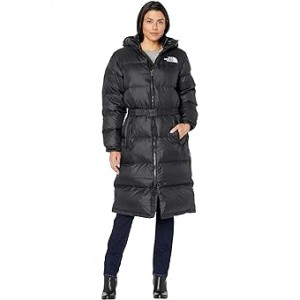 Womens The North Face Nuptse Belted Long Parka
