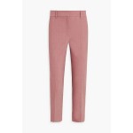 Cropped stretch-wool tapered pants