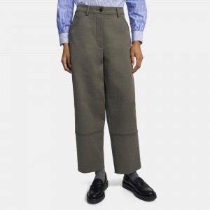 Cotton-Wool Twill Five-Pocket Pant