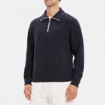 Quarter-Zip Sweatshirt in Terry Cotton