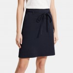 A-Line Skirt in Stretch Linen