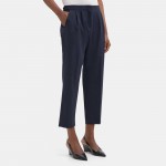 Pleated Relaxed Pant in Sevona Stretch Wool