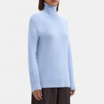 Slouchy Turtleneck Sweater in Cashmere