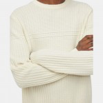 Crewneck Sweater in Wool-Cashmere