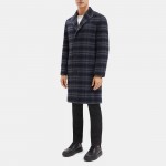Tailored Coat in Recycled Wool Melton