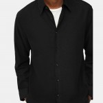 Long-Sleeve Shirt in Cotton Flannel