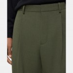 Tapered Drawstring Pant in Stretch Cotton Flannel