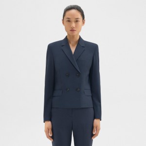 Double-Breasted Blazer in Good Wool