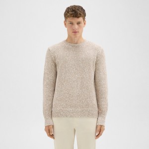 Crewneck Sweater in Heathered Cotton