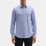 Tailored Shirt in Stretch Cotton-Blend
