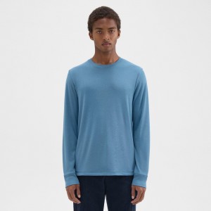 Relaxed Long-Sleeve Tee in Modal Jersey