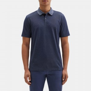 Standard Polo in Knit Jacquard Pique