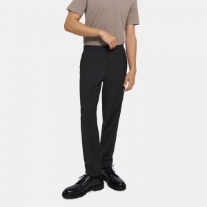 Tapered Drawstring Pant in Bonded Wool Twill