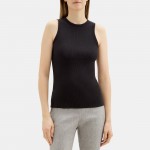 Fitted Tank in Ribbed Modal Cotton