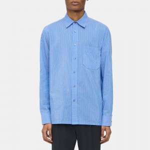 Striped Shirt in Cotton-Blend