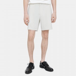 Tapered Drawstring Short in Stretch Linen