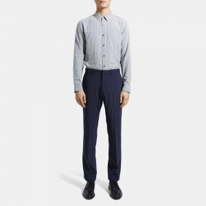Straight-Fit Suit Pant In Fine Wool
