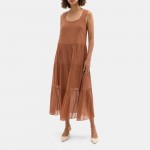 Tiered Maxi Dress in Organic Cotton