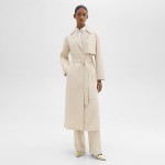 Wrap Trench Coat in Organic Cotton