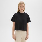 Boxy Tee in Cotton Jersey