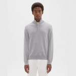 Riland Quarter-Zip Sweater in Light Bilen