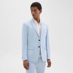 Morton Slim Blazer in Linen-Viscose