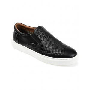 Conley Slip-On Leather Sneaker Black