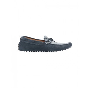 gommino navy suede white top dot sole driving loafers