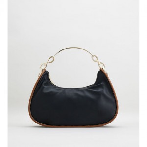 hobo bag in leather small