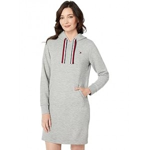 Ottoman Hoodie Dress Stone Grey Heather