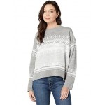 Color-Block Nordic Sweater Medium Heather Grey Multi