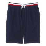 Knit Waistband Shorts (Little Kids) Navy Blazer