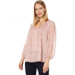 Floral Pin Tuck Blouse Montana Floral/Coralie Multi