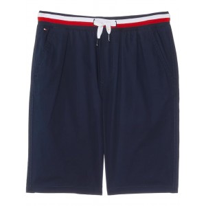 Knit Waistband Shorts (Big Kids) Navy Blazer