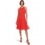 Fit and Flare Dress Guava