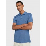 Slim Fit Solid Linen Polo
