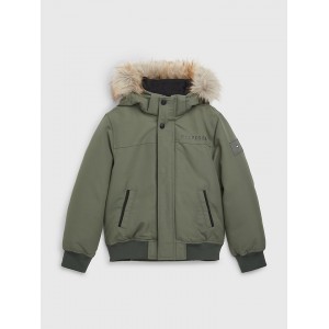 Kids Fur-Lined Hooded Jacket