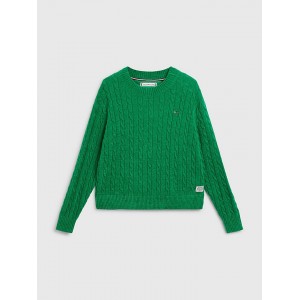 Kids Chenille Cable Sweater