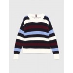 Kids Stripe Crewneck Sweater