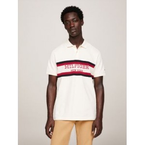 Regular Fit Monotype Colorblock Polo