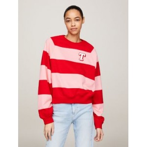 Relaxed Fit Rugby Stripe Sweatshirt