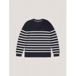Kids Breton Stripe Crewneck Sweater