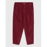 Baggy Fit Tapered Corduroy Chino