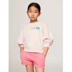 Kids Multicolor Monotype Sweatshirt