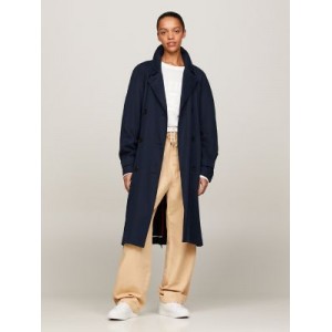 Relaxed Fit Double Breasted Trench Coat
