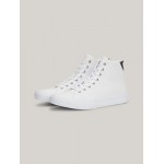 TH Logo Leather High-Top Sneaker